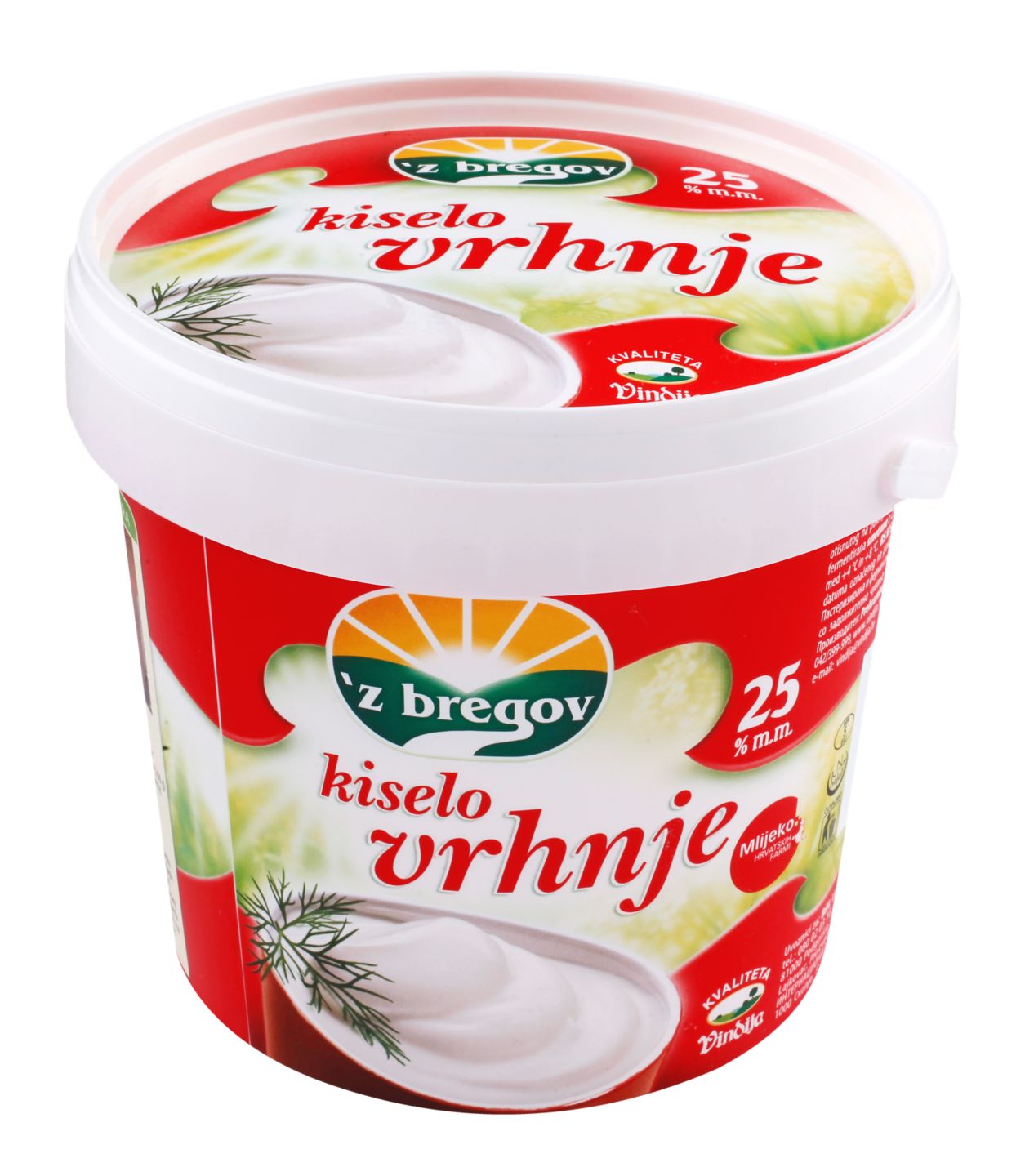 `Z bregov Kiselo vrhnje, 25% m.m.
MPC 2.5.2025=4,49€