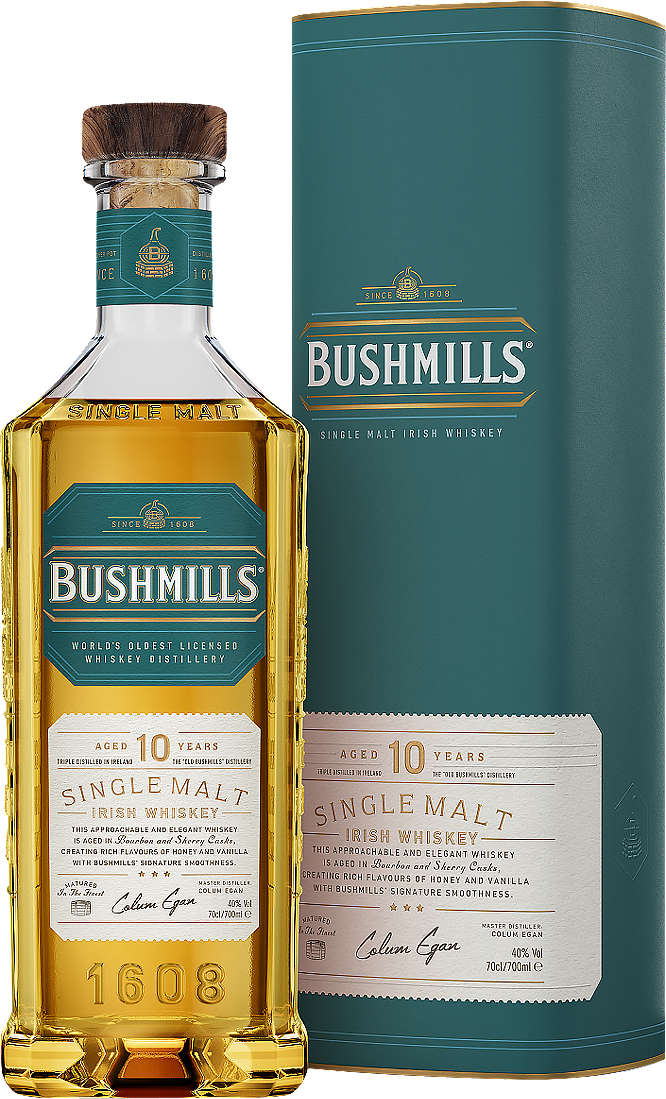 Zdjęcie oferty Bushmills 10YO Whisky 40% alk.