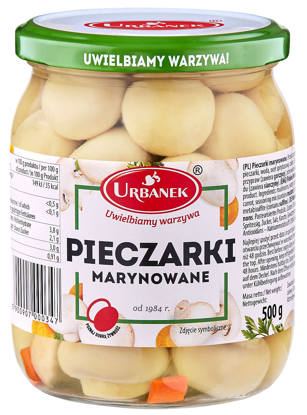 Zdjęcie oferty Urbanek Pieczarki marynowane