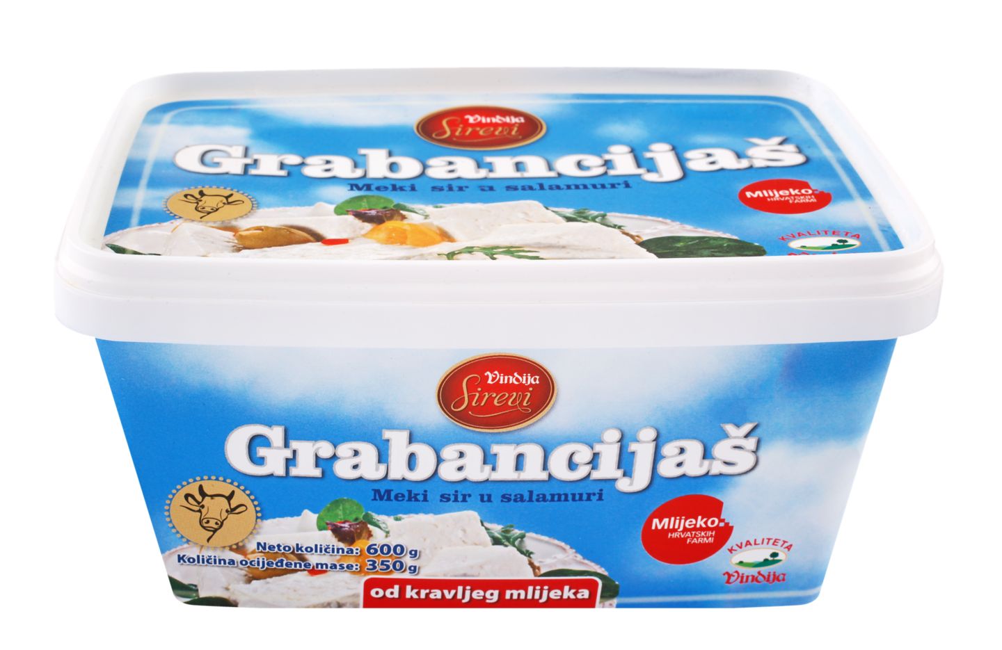 Vindija Grabancijaš meki sir 350 g
MPC 2.5.2025=5,69€