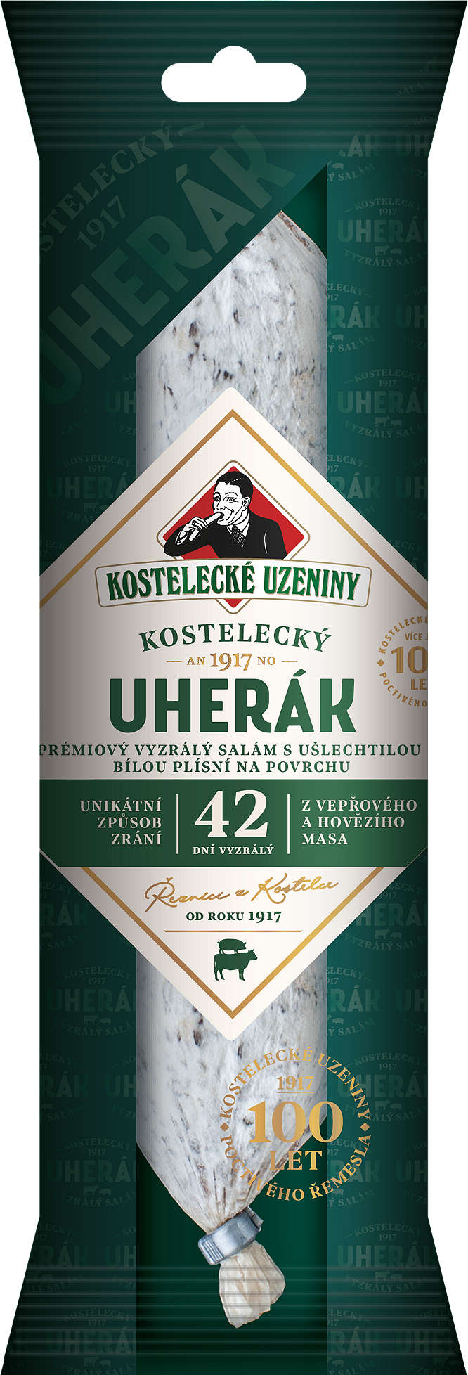 Zobrazenie výrobku Kostelecké uzeniny Premium Saláma s ušľachtilou plesňou