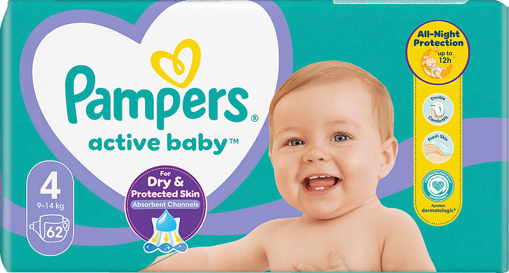 Изображение за продукта Pampers Active Baby Бебешки пелени