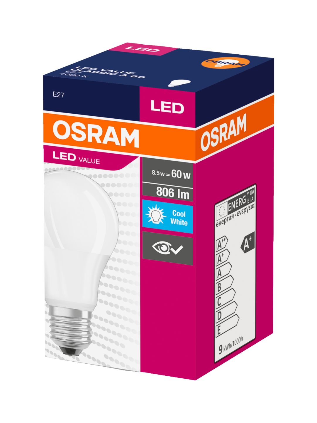 Изображение на Osram LED VALUE крушка
Е27