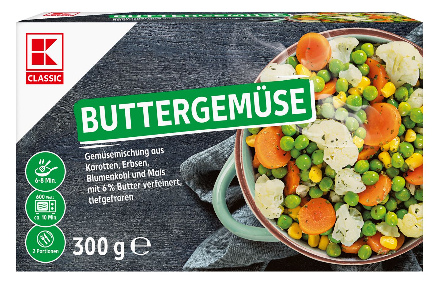 K-Classic Zeleninová zmes s maslom
