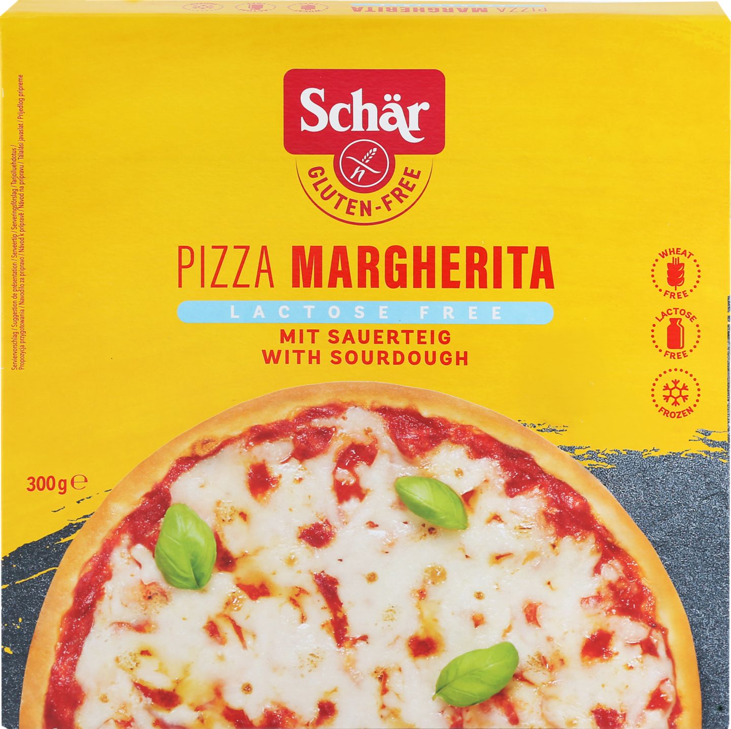 Schär PizzaMargherita
bezgluténová, delaktózovaná