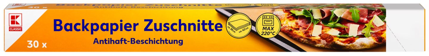 K-Classic Papier na pečenie v hárkoch