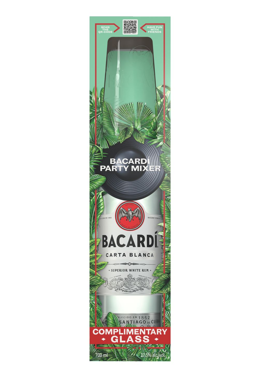 Изображение на Bacardi Ром Carta Blanca
0,7 л + чаша