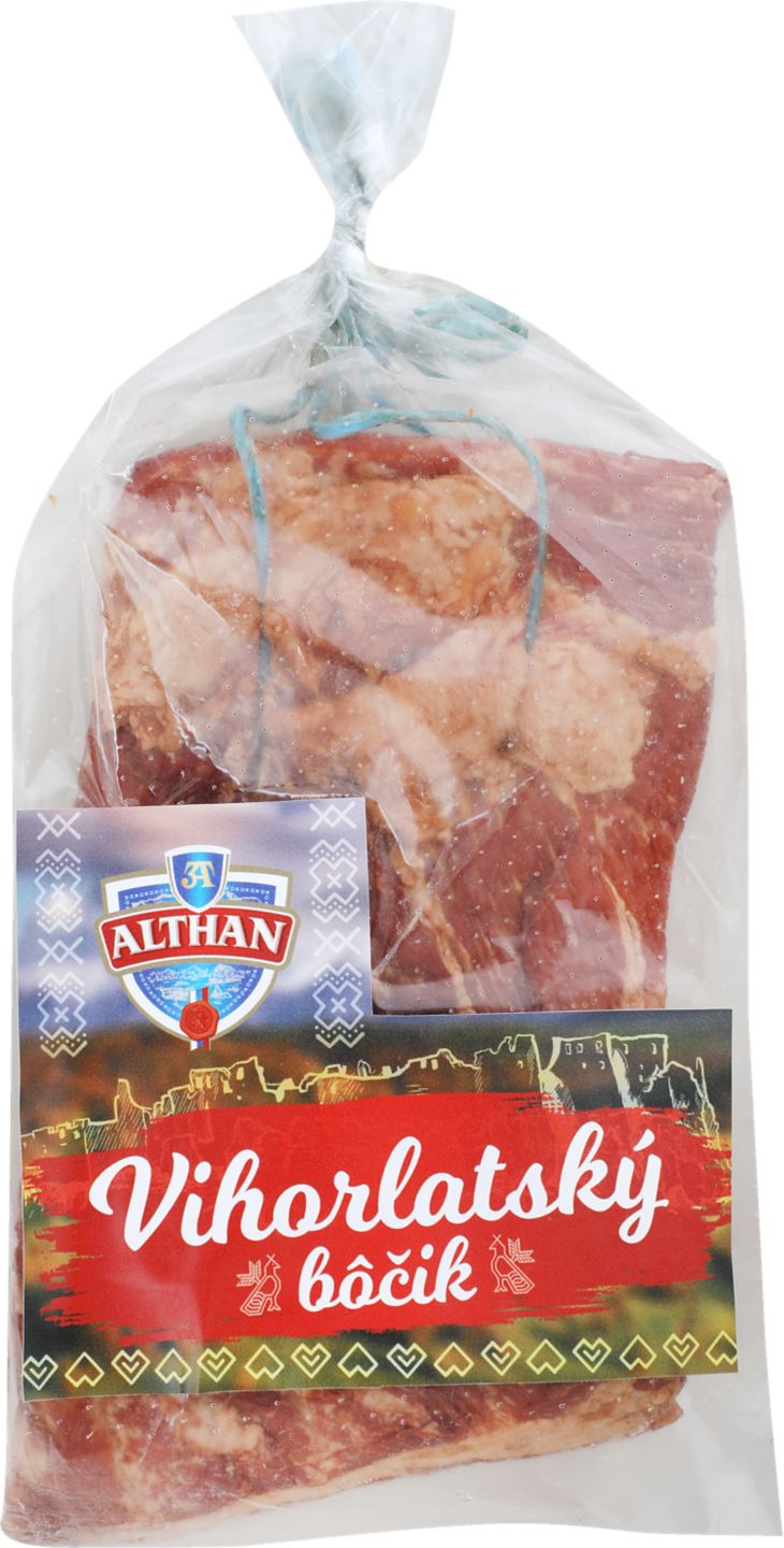 Vihorlatský bôčik balenie cca 600 g
cena za 100 g