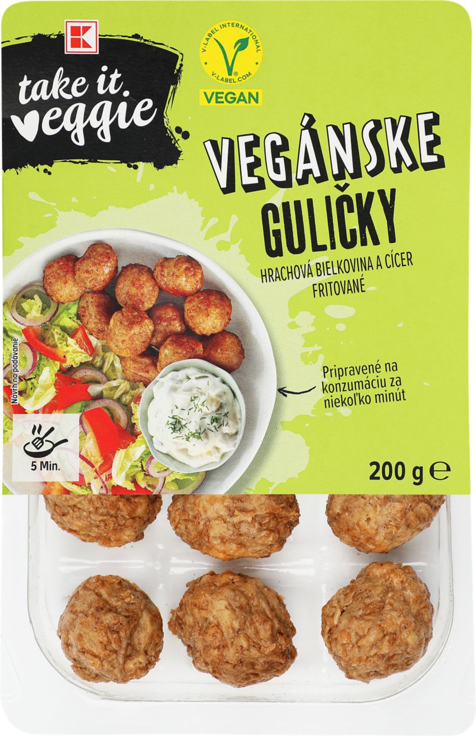 K-Take it veggie Guľky