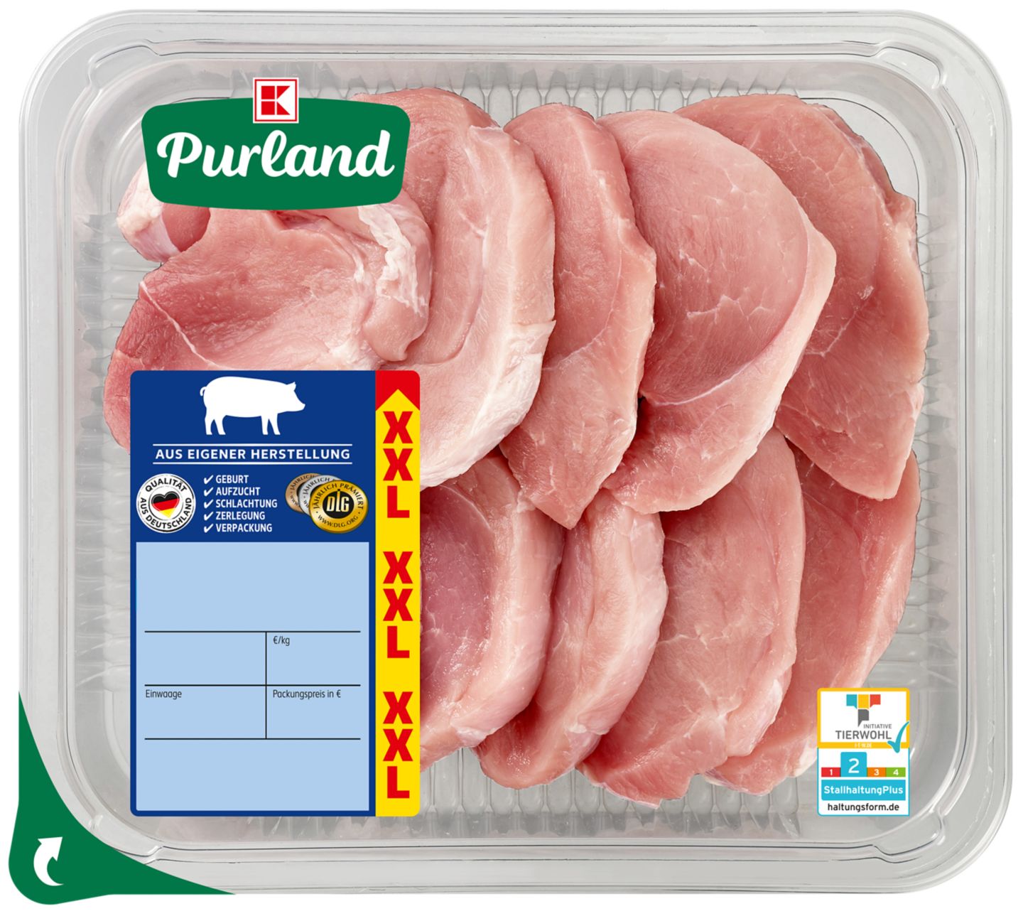 K-PURLAND Schweineschnitzel XXL