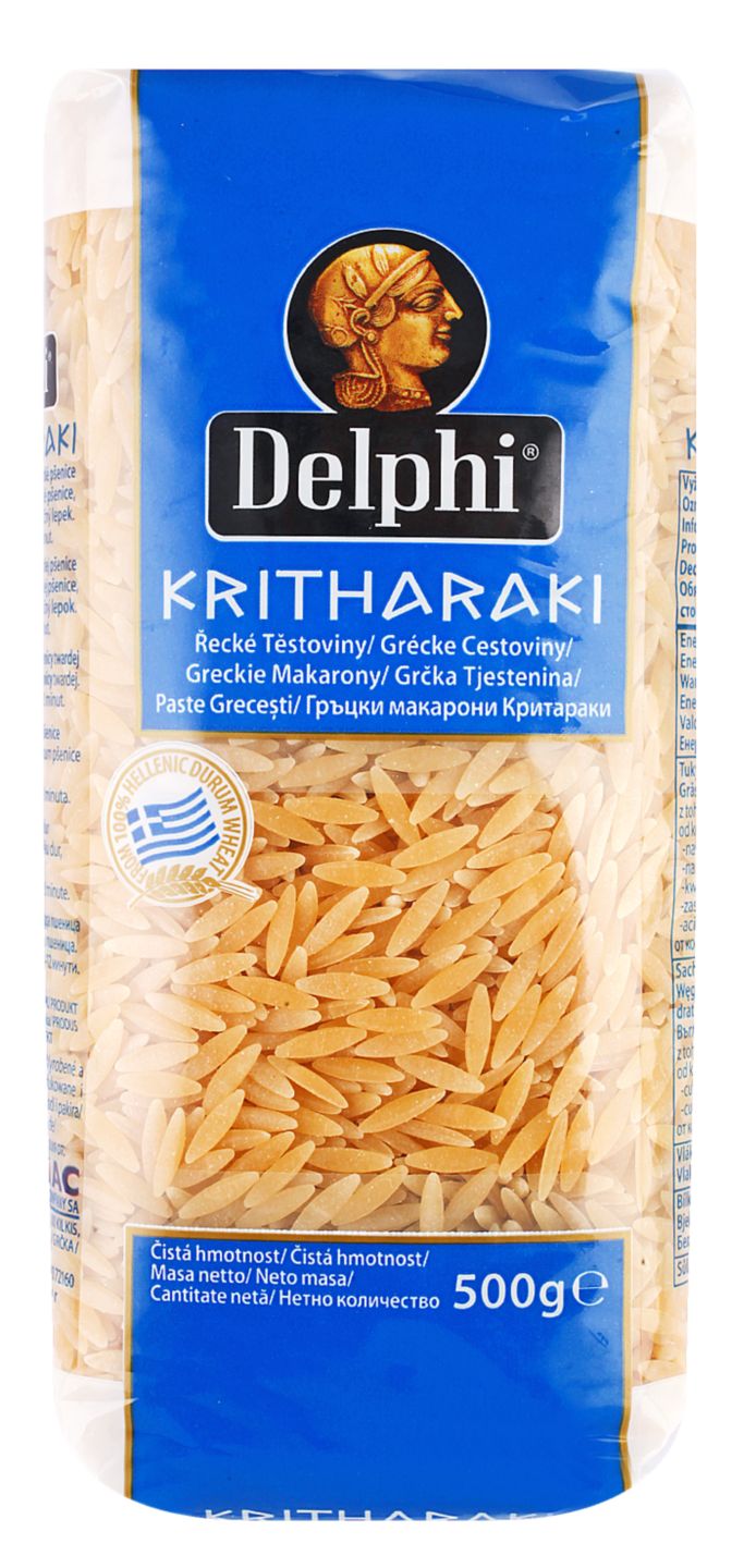 Delphi Grčka tjestenina Kritharaki
MPC 2.5.2025=1,29€
