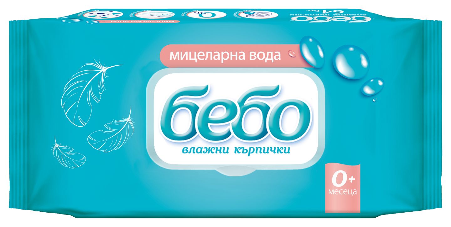Изображение на Бебо Бебешки влажни кърпички
с мицеларна вода