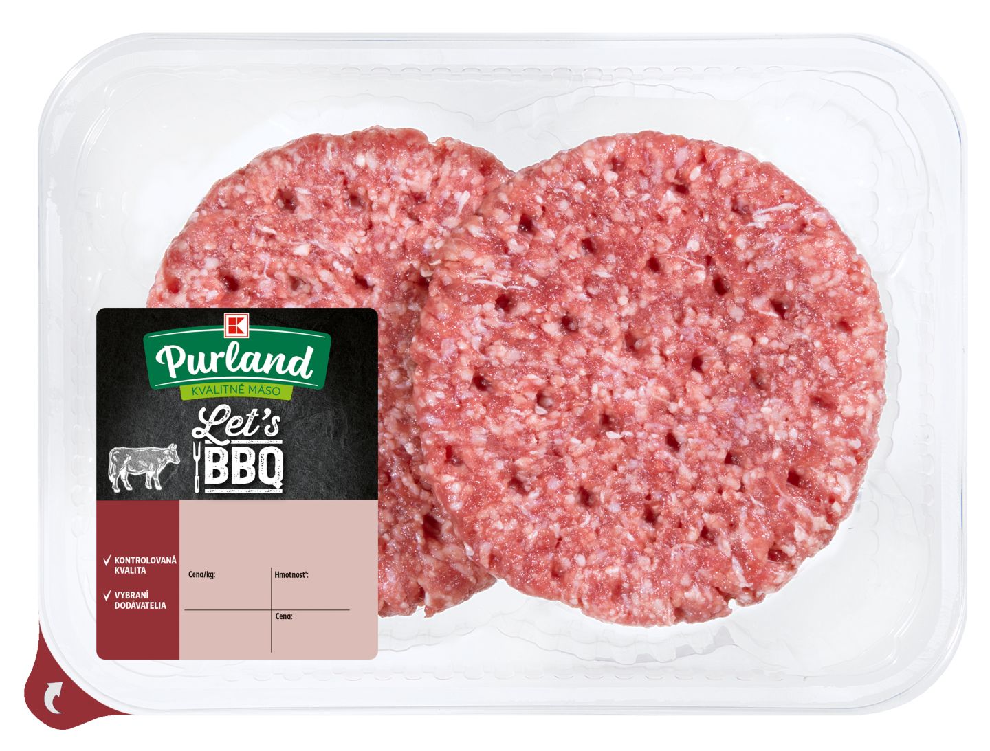 K-Purland Hamburger
z hovädzieho mäsa