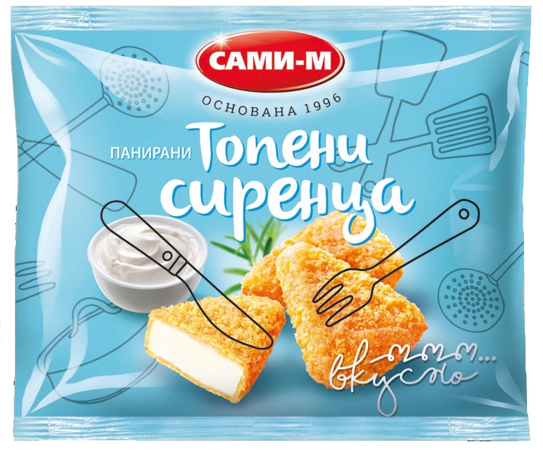 Изображение на Сами-М Панирани топени сиренца или
Панирани пръчици моцарела
