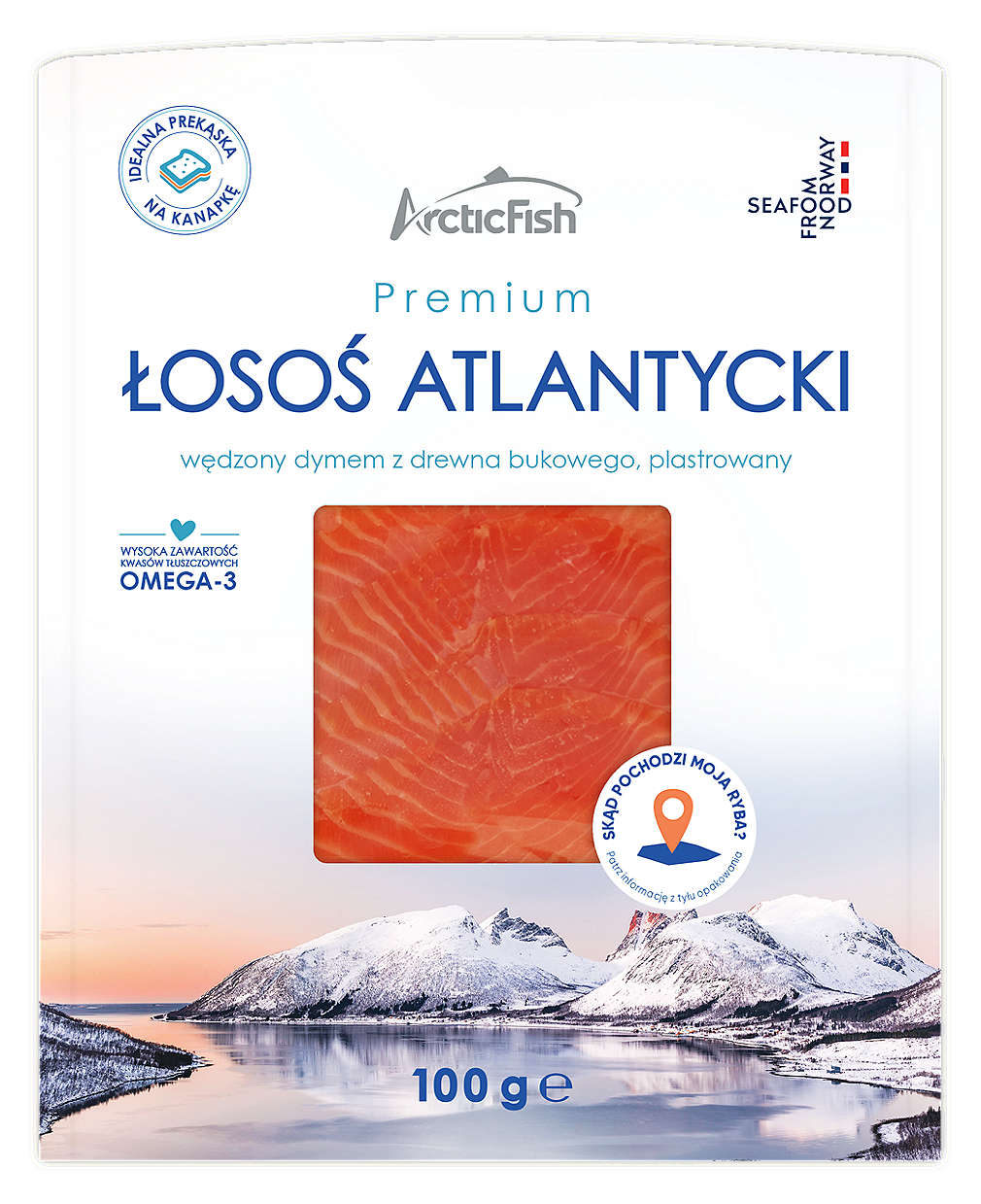 Zdjęcie oferty Arctic Fish Łosoś atlantycki wędzony