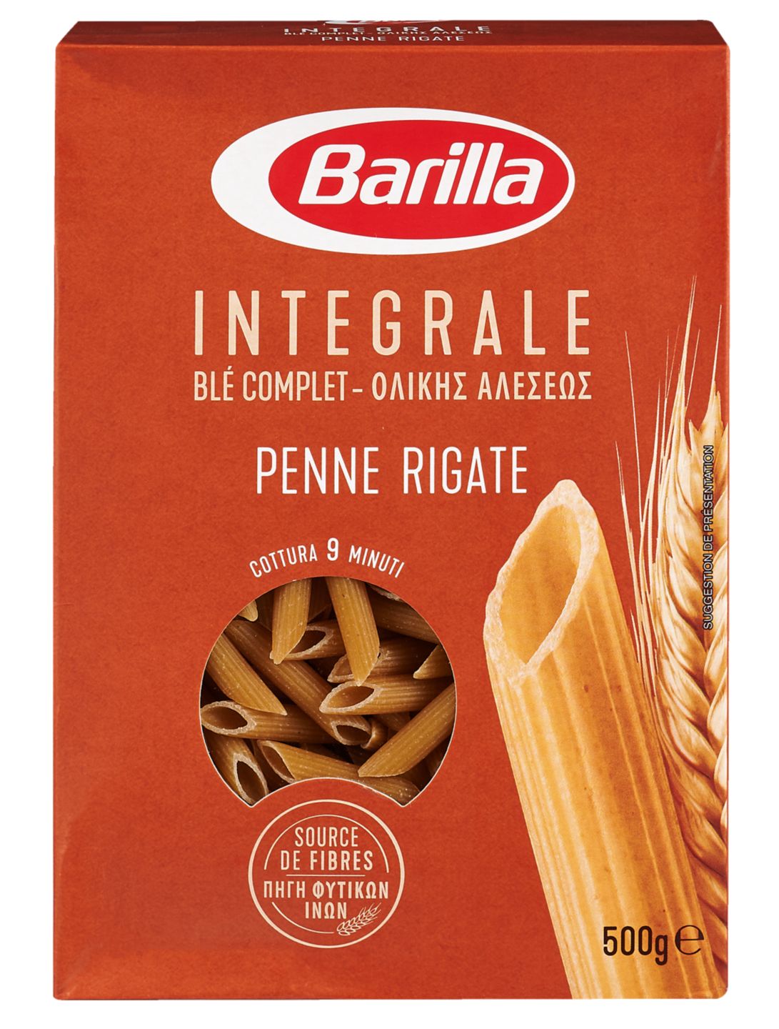 Изображение на BARILLA Пене Ригате
пълнозърнести