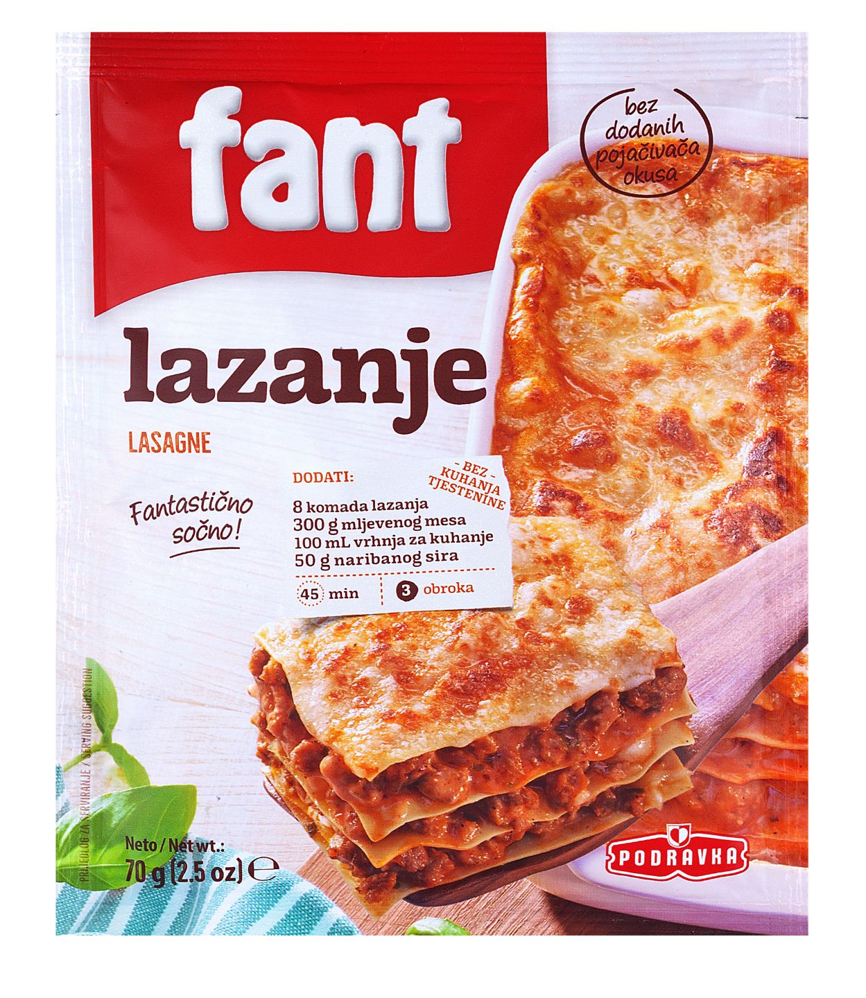 Fant Mješavina za lazanje
MPC 2.5.2025=1,39€