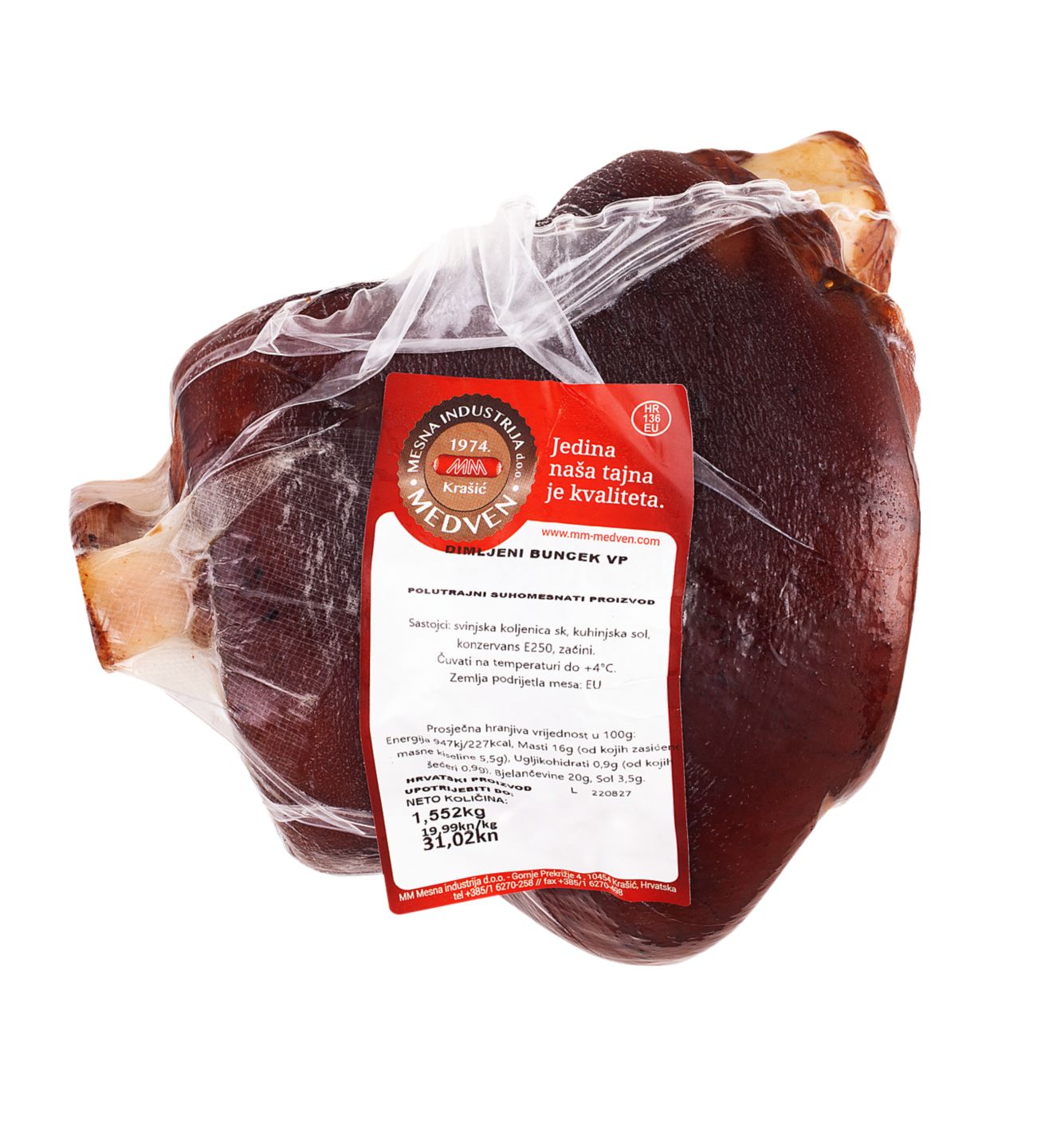 Medven Dimljeni buncek
MPC 2.5.2025=6,99€