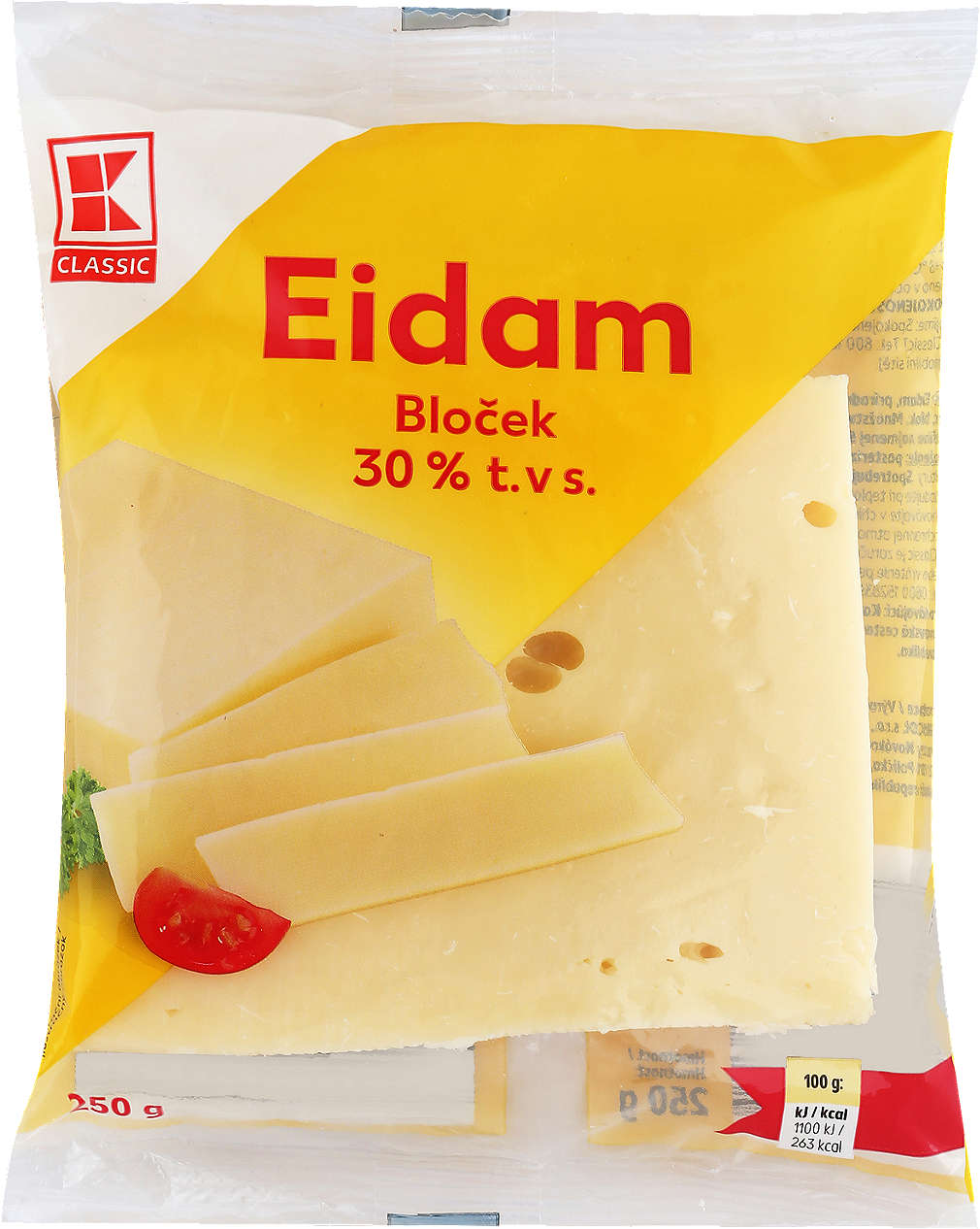 Zobrazenie výrobku K-Classic Eidam Polotvrdý syr