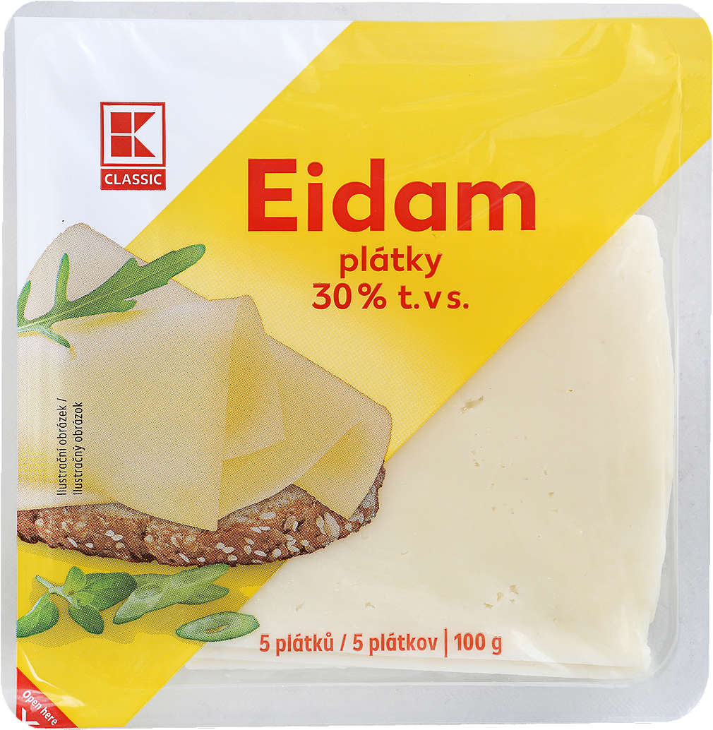 Zobrazenie výrobku K-Classic Eidam plátky