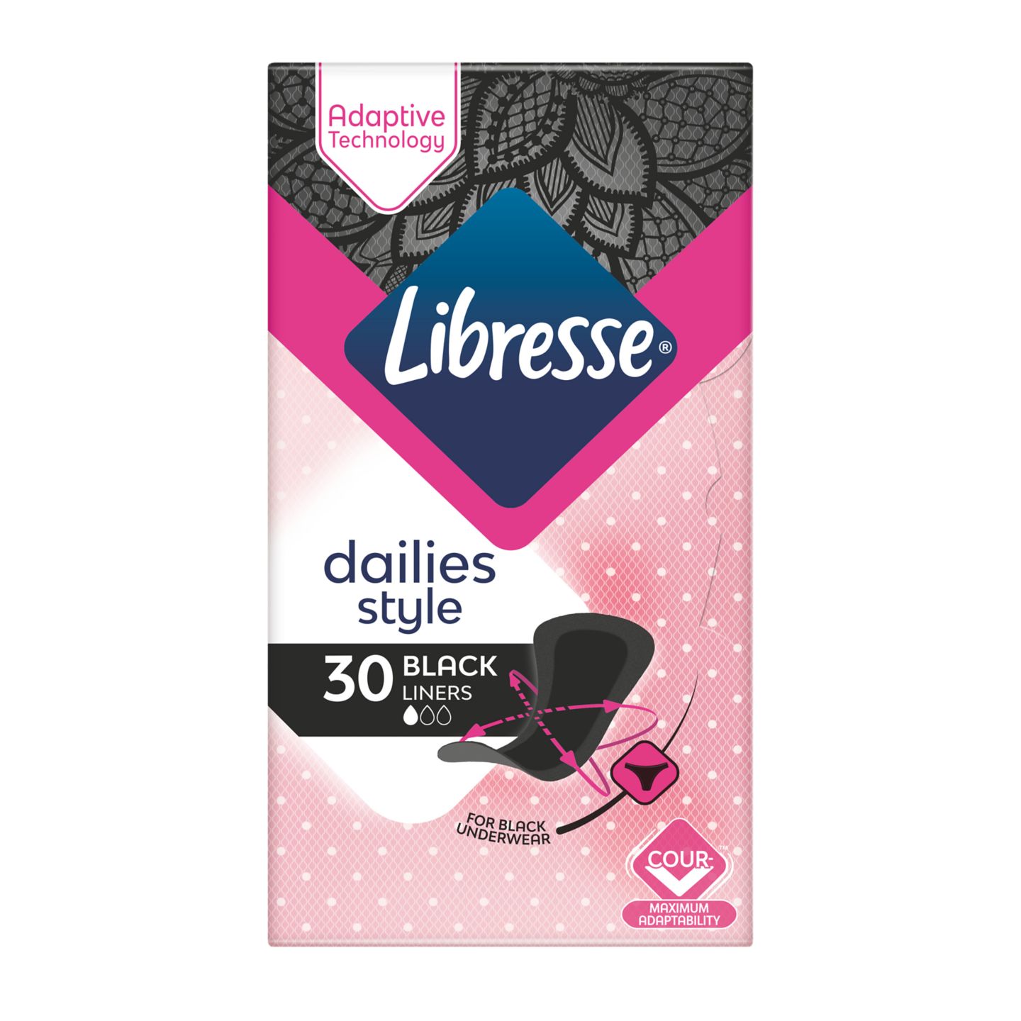 Изображение на Libresse Дамски превръзки
ежедневни, normal Black