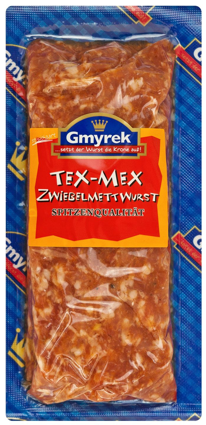 GMYREK Tex-Mex- oder Schinken- Zwiebel-Mettwurst