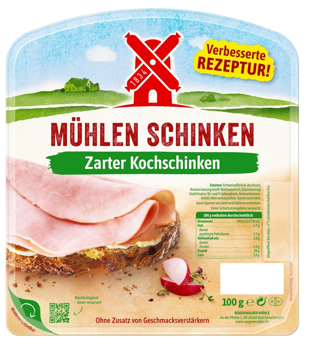 RÜGENWALDER MÜHLE Mühlen-Schinken