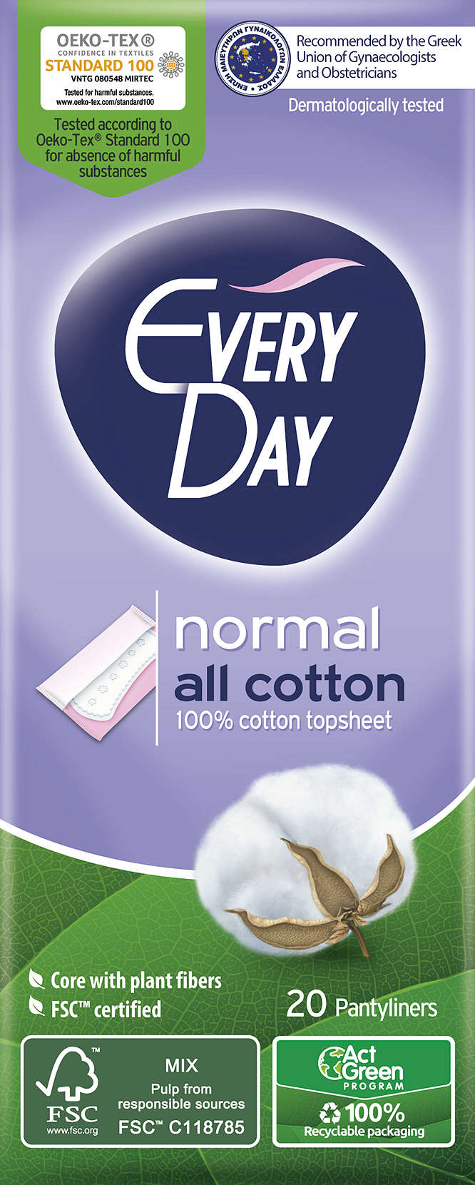 Изображение за продукта Every Day Ежедневни превръзки All Cotton