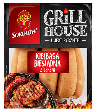 Sokołów Kiełbasa biesiadna z serem
