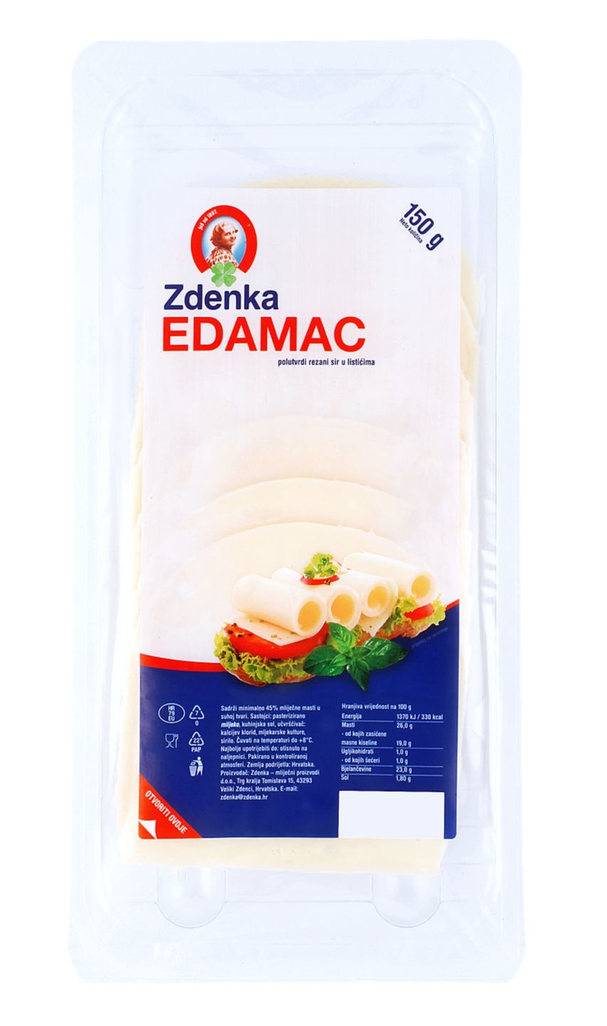 Zdenka Edamac, rezani sir 150 g