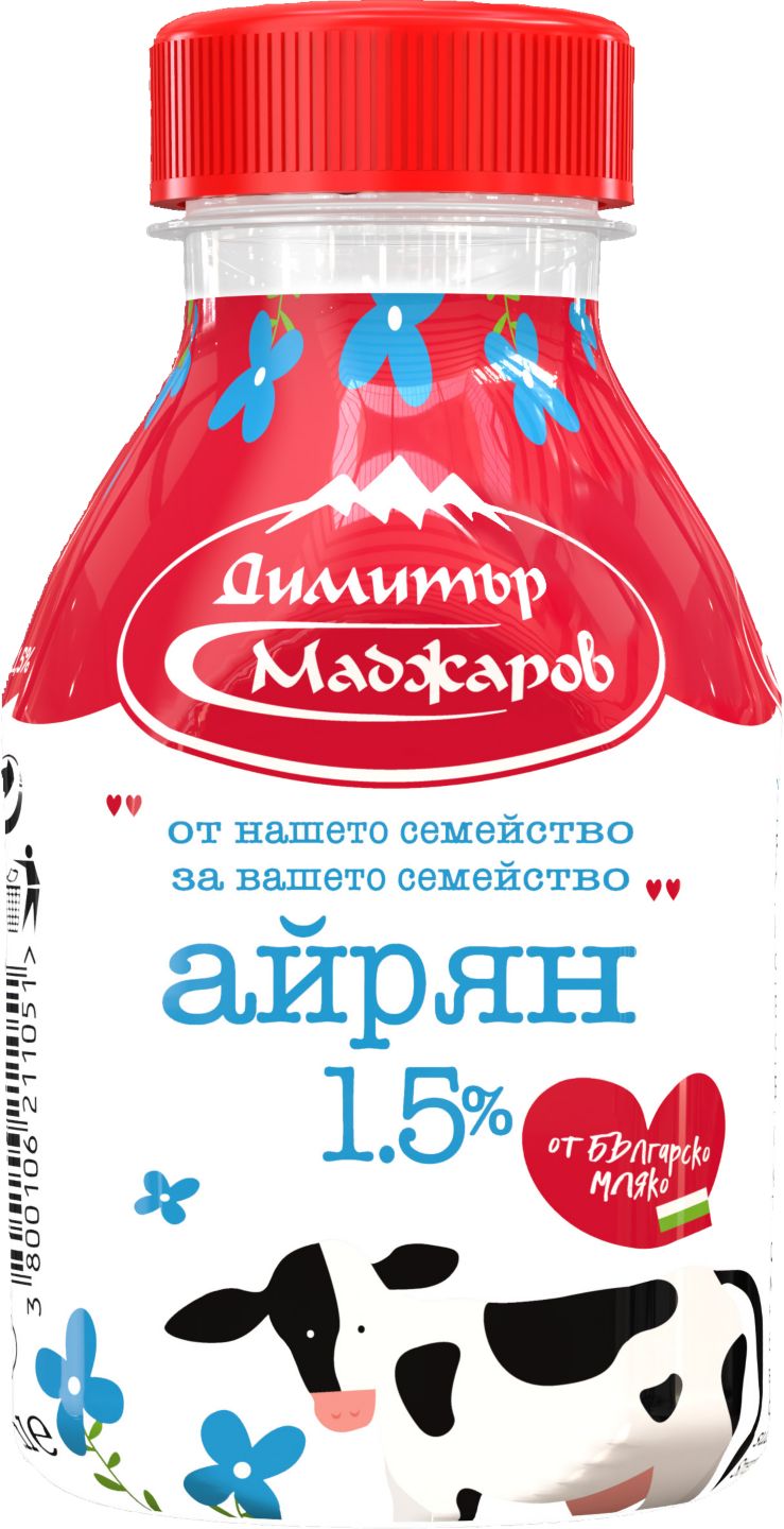 Изображение на ДИМИТЪР МАДЖАРОВ Айрян
1,5% масленост