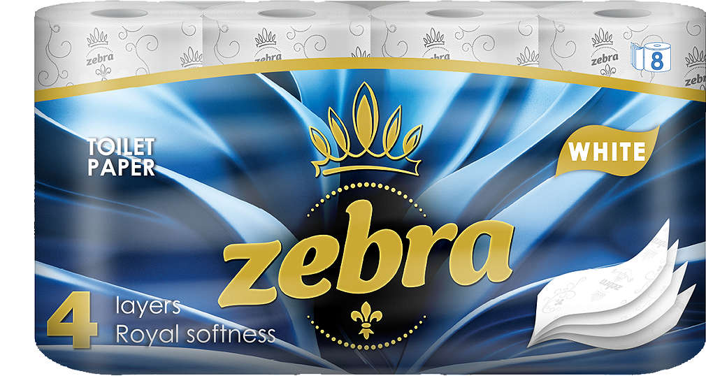 Изображение за продукта Zebra Тоалетна хартия бяла или Perfume