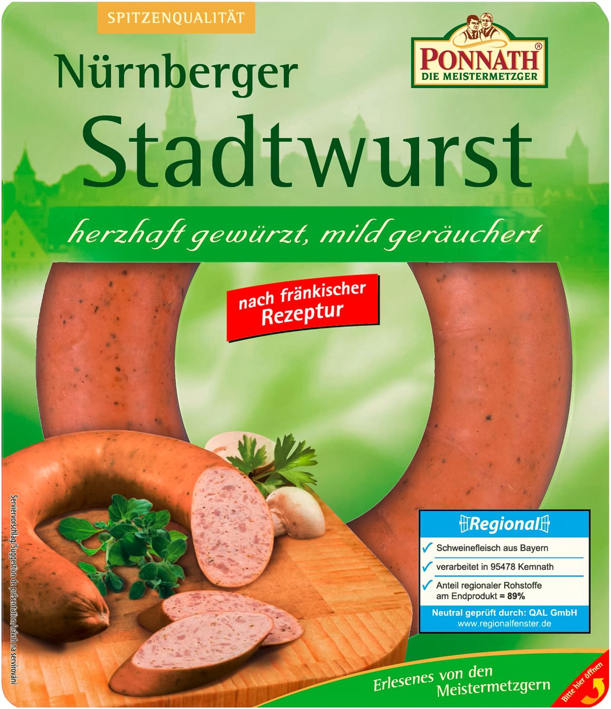 PONNATH Nürnberger Stadtwurst
