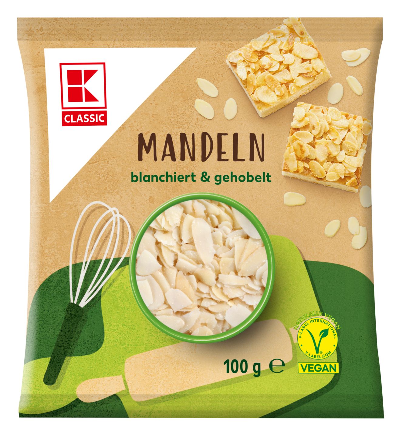 K-Classic Mandle blanšírované