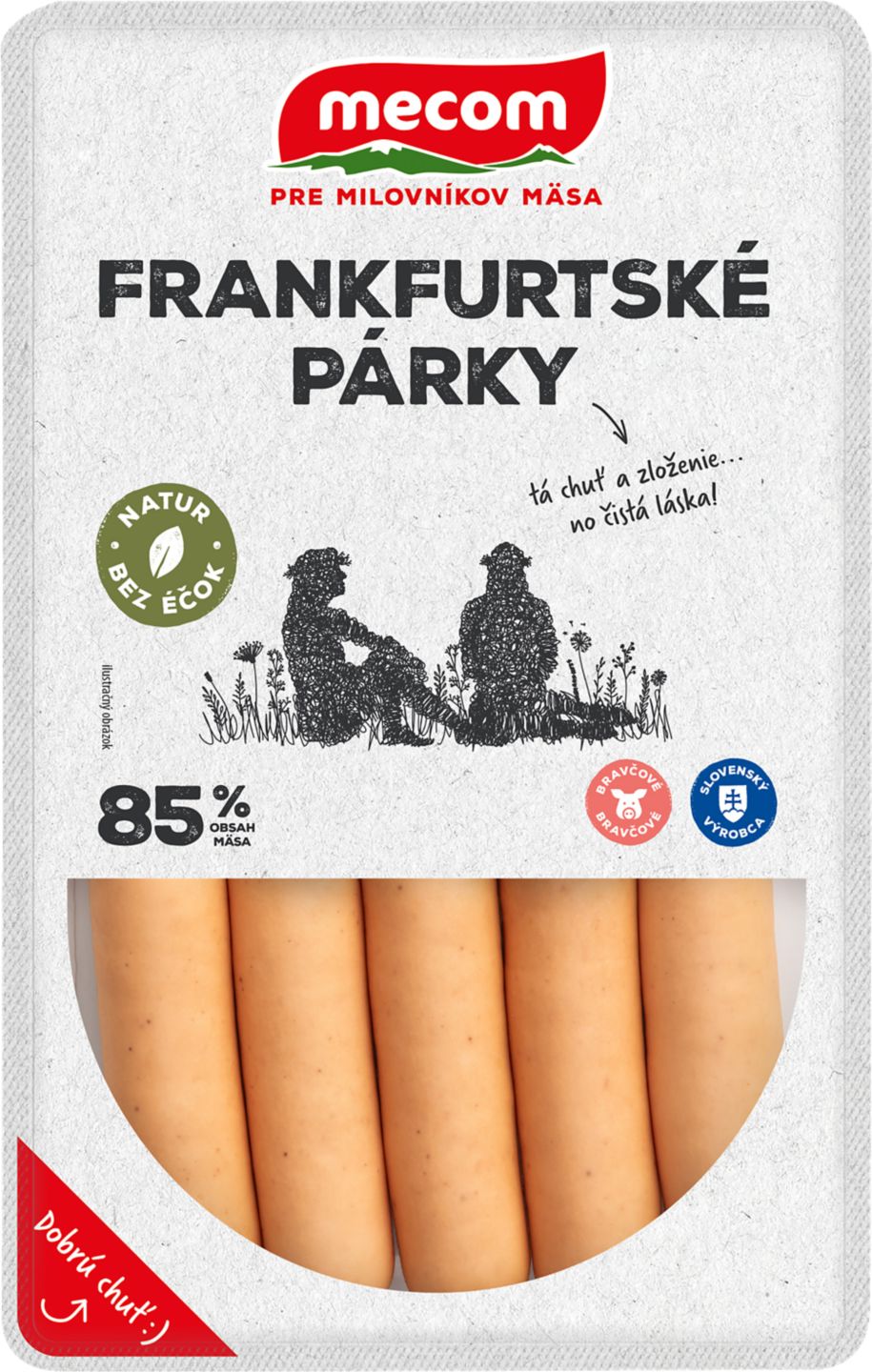 Mecom Natur Frankfurtské párky