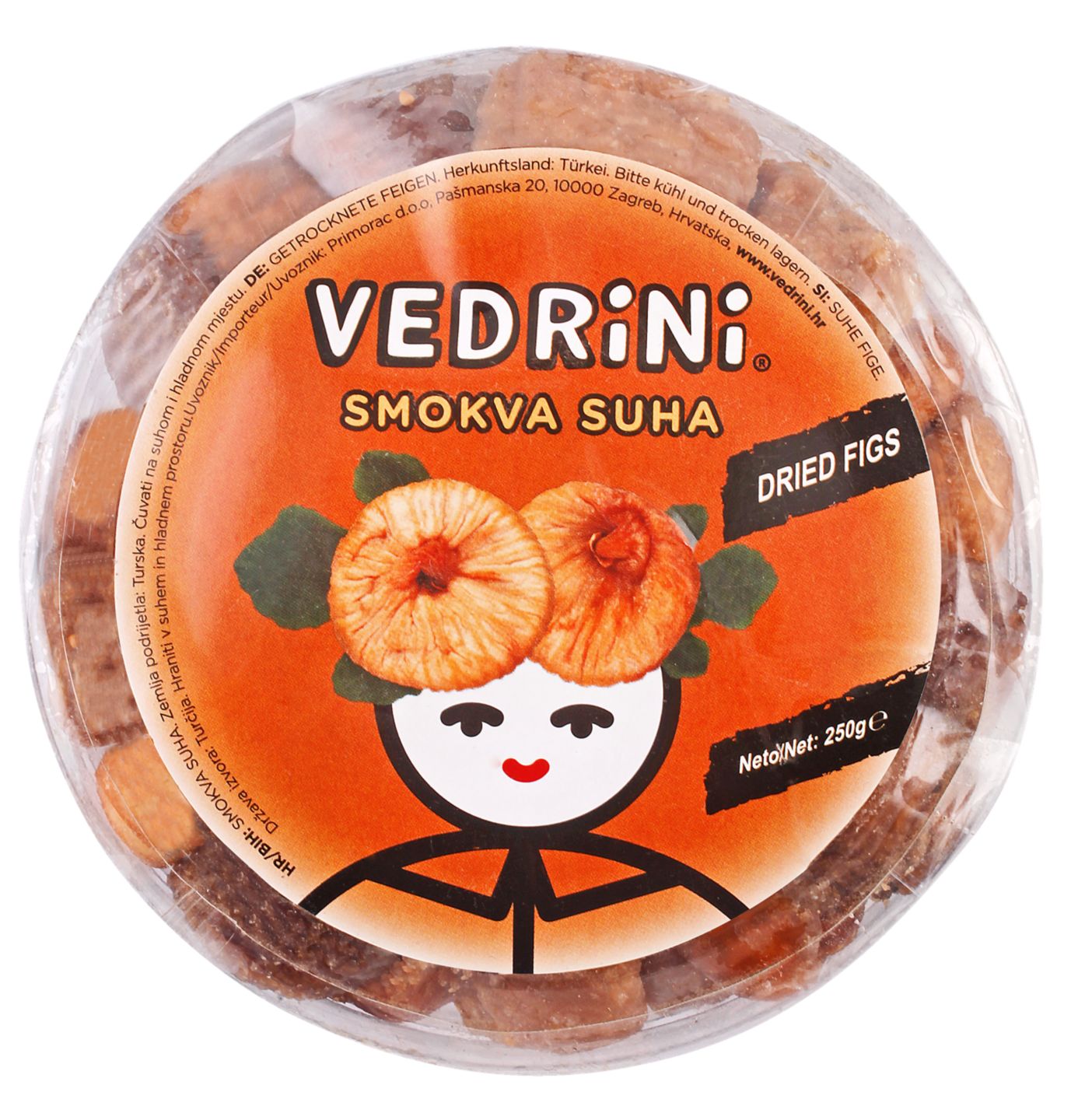 Vedrini Smokva suha 250g MPC 2.5.2025=2,49€