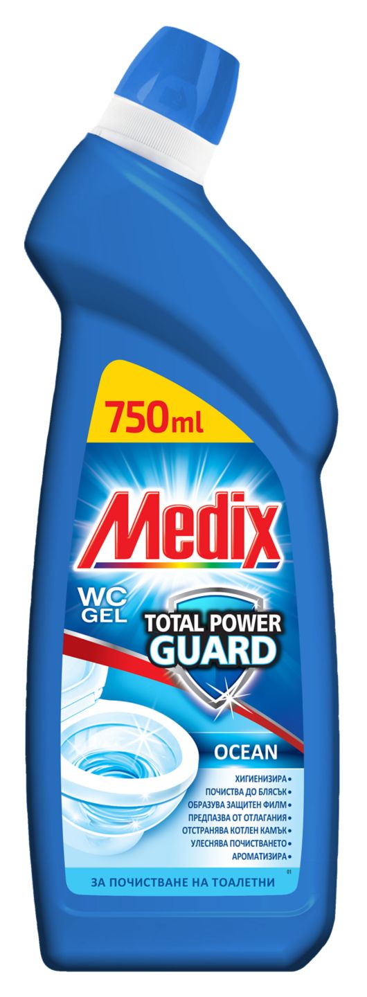 Изображение на Medix WC гел Total Power Guard
различни видове