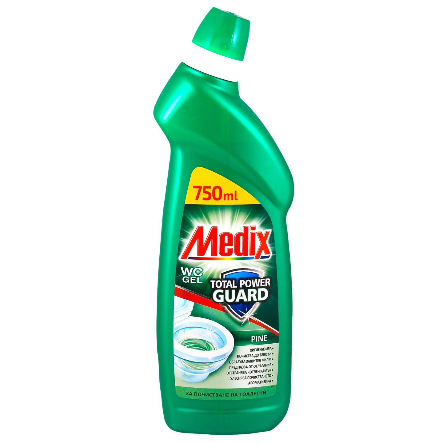 Изображение на Medix WC гел Total Power Guard
различни видове