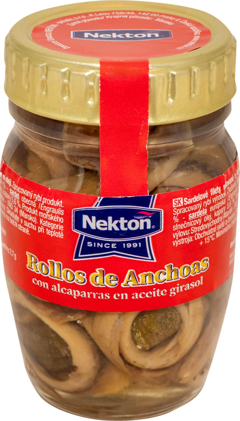 Nekton Sardelové očká s kaparami