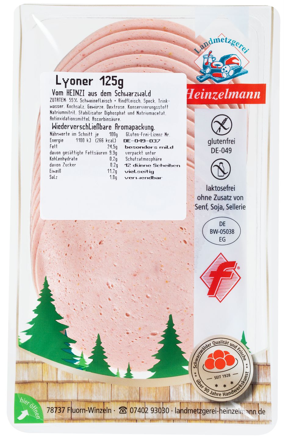 HEINZELMANN Lyoner- oder Fleischkäse-Aufschnitt