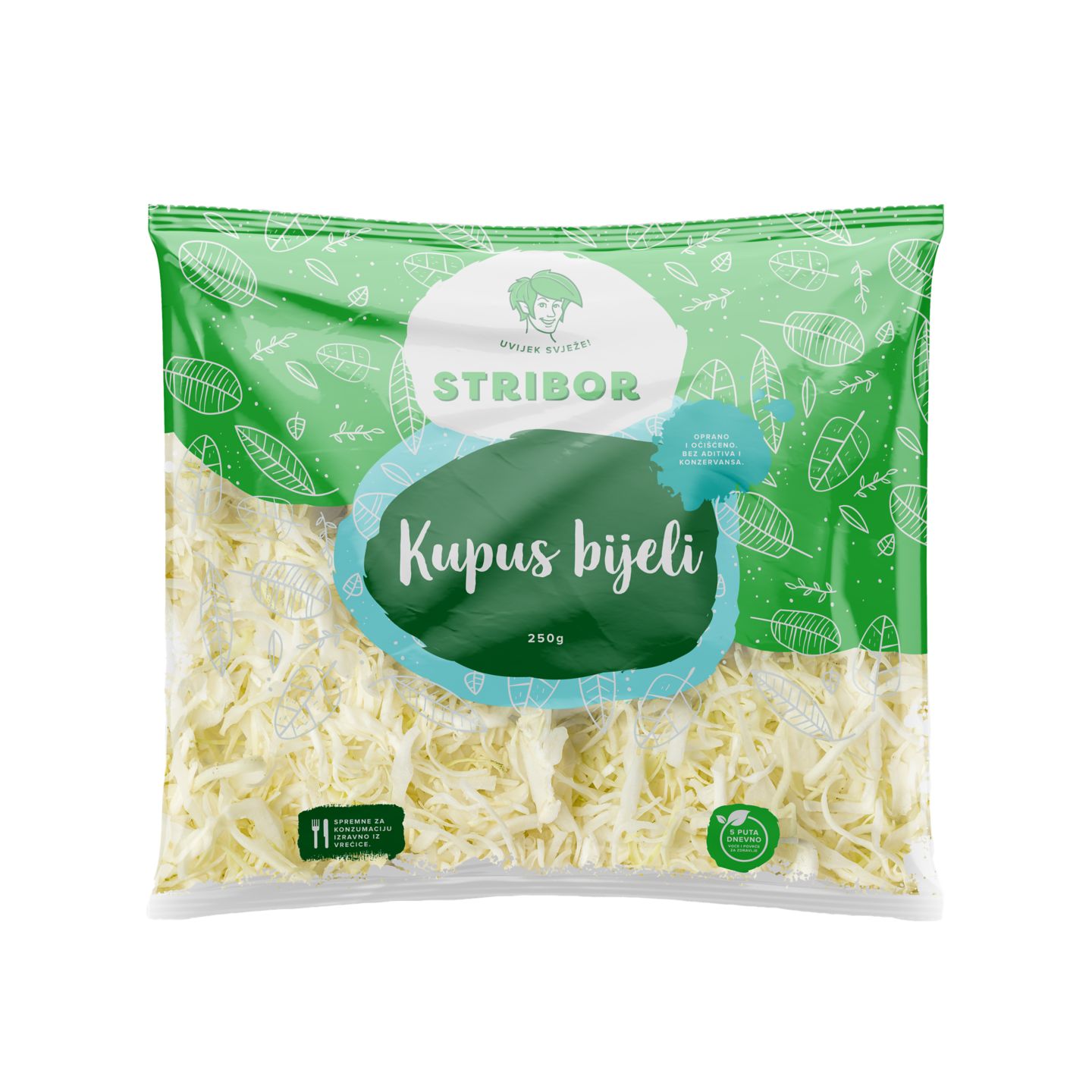 STRIBOR Kupus bijeli 250 g
MPC 2.5.2025=0,99€