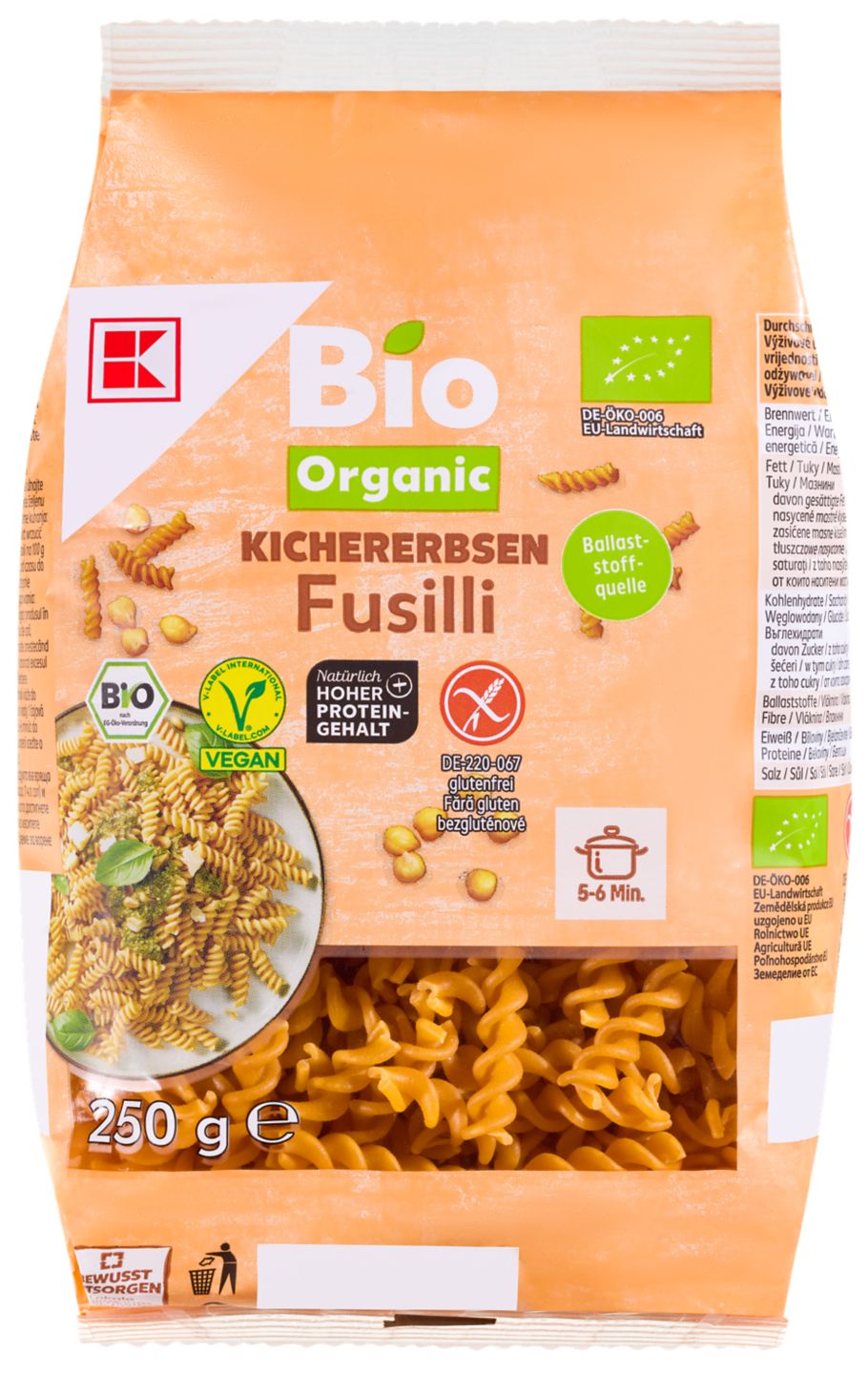 K-Bio Fusilli od slanutka 250 g
MPC 2.5.2025=2,29€