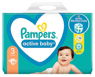 Pampers Active Baby Pieluchy dla dzieci