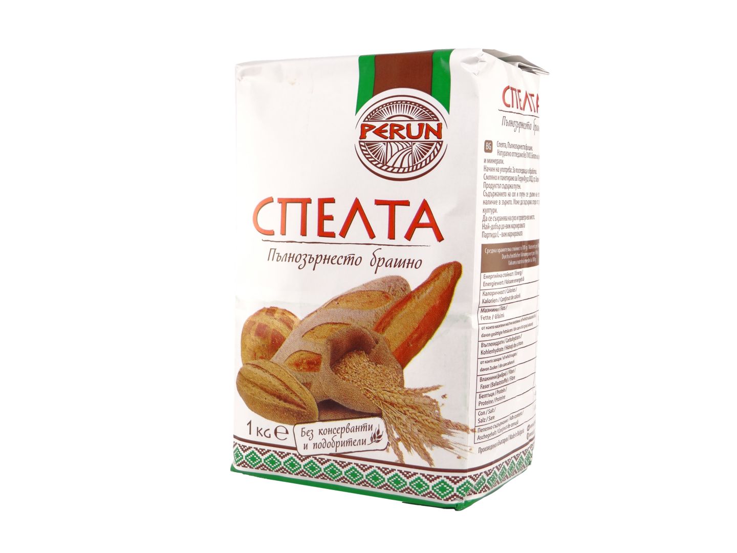 Изображение на Perun Пълнозърнеста юфка
от спелта