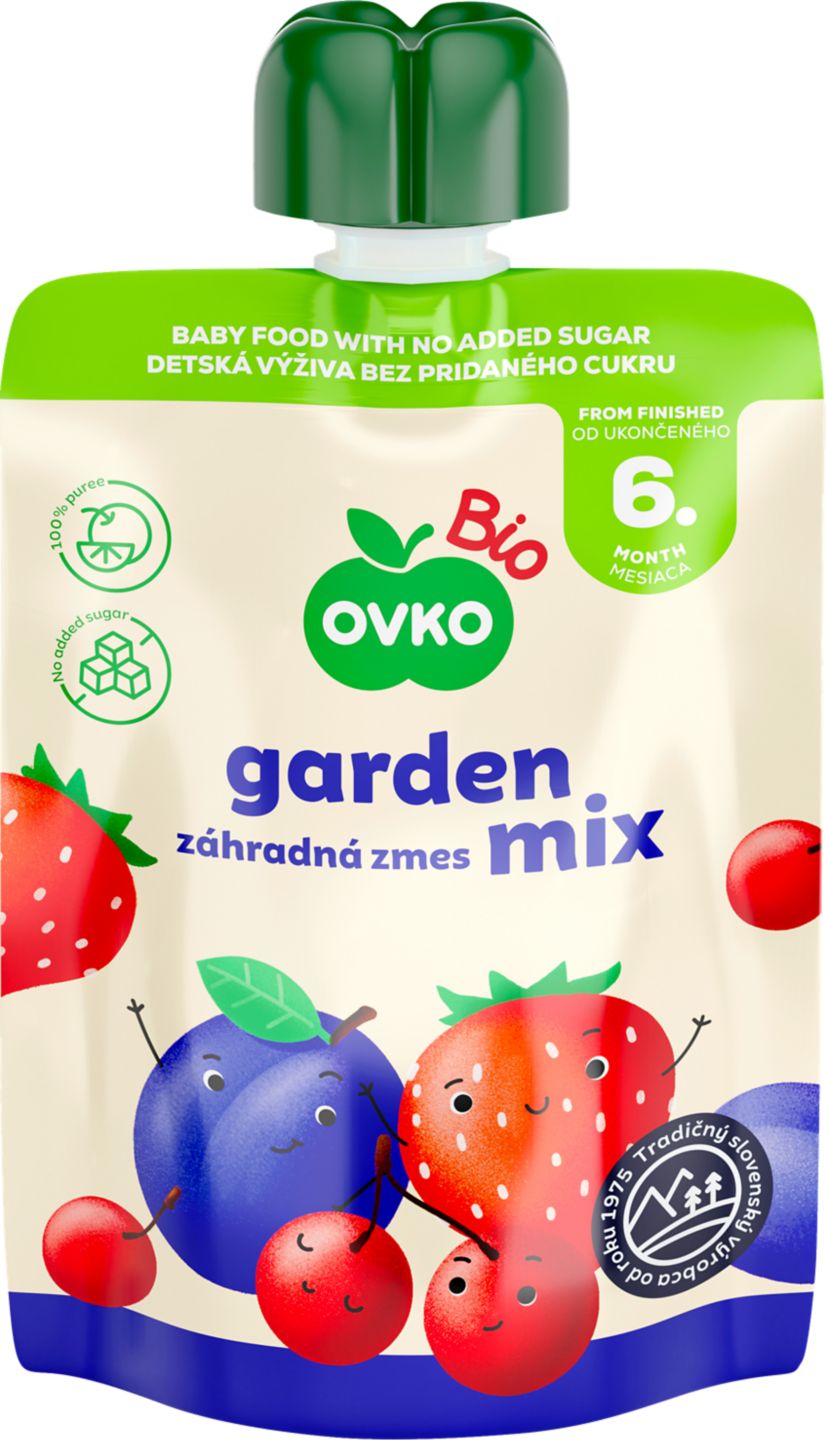 Ovko Bio ovocná výživa do ruky