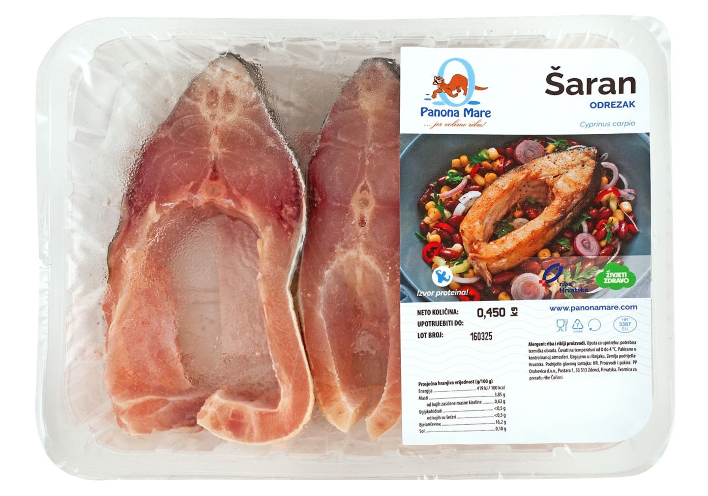 PP ORAHOVICA Šaran odrezak
MPC 2.5.2025=3,59€
