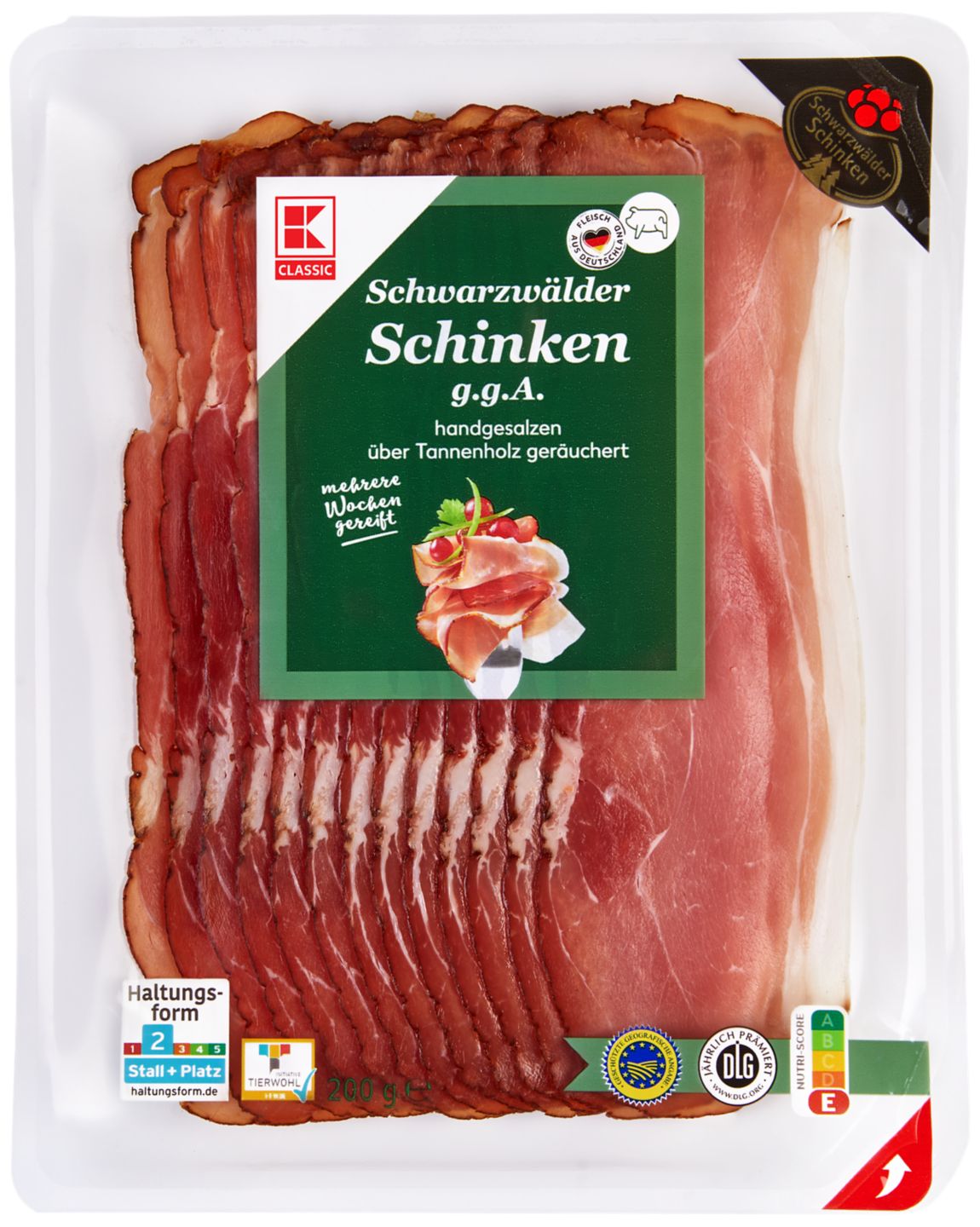 K-CLASSIC Schwarzwälder Schinken g. g. A.