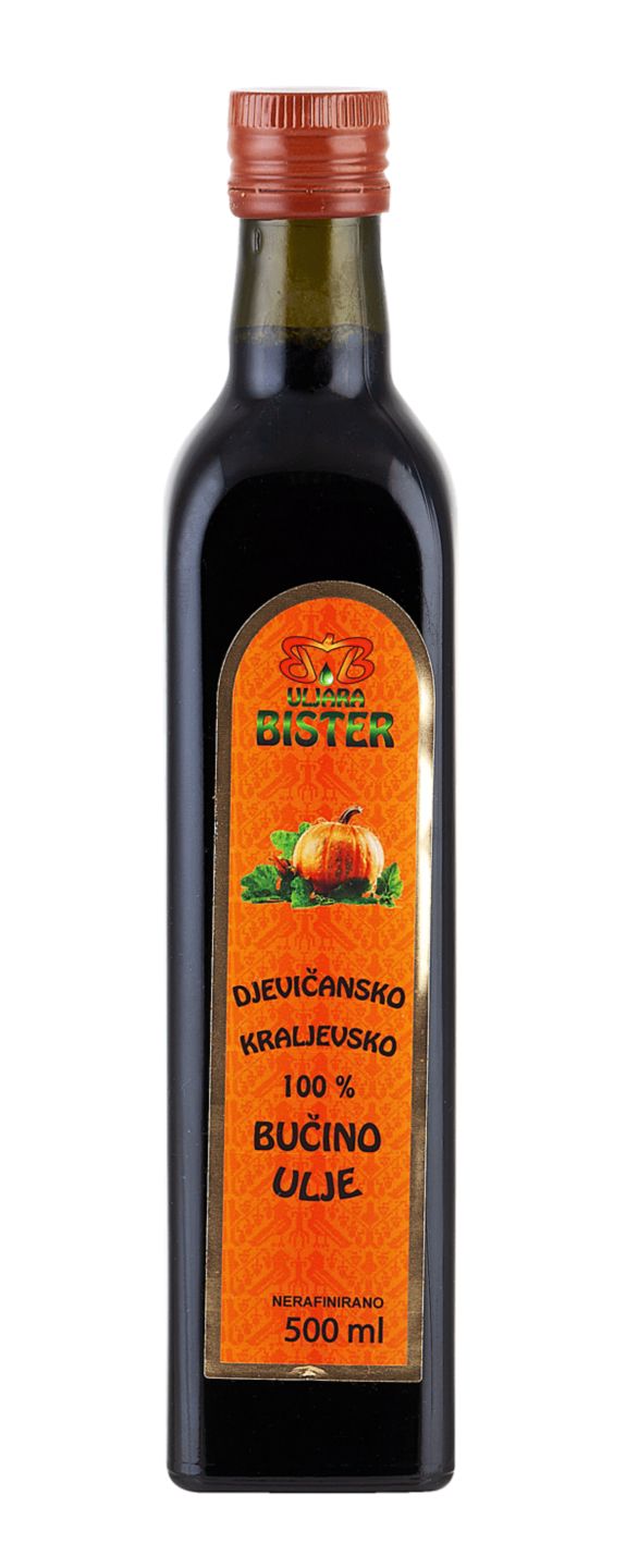 Bister kraljevsko bučino ulje
MPC 2.5.2025=8,59€