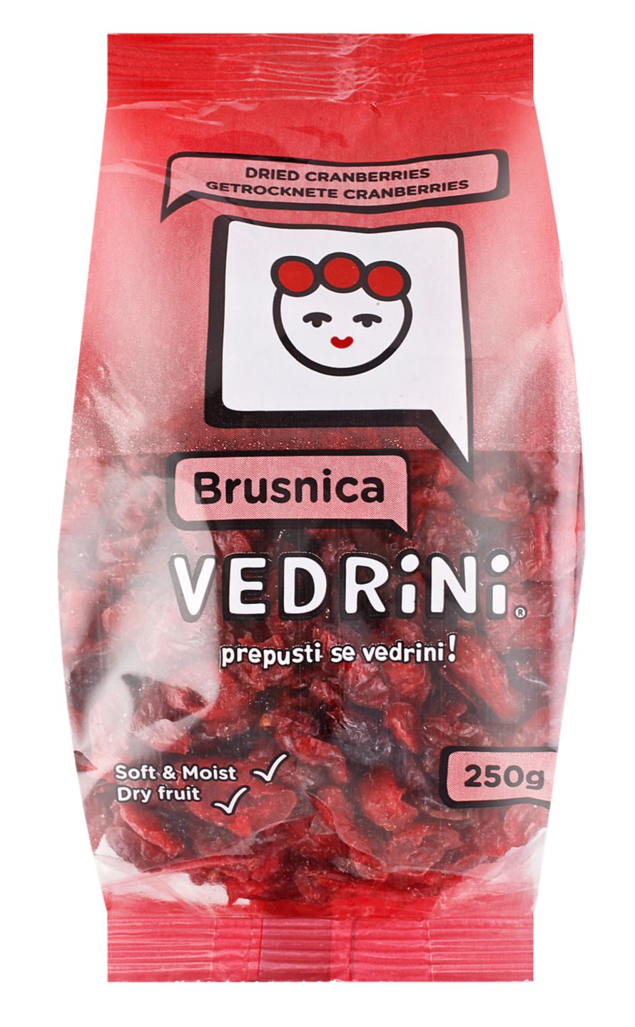 Vedrini brusnica sušena 