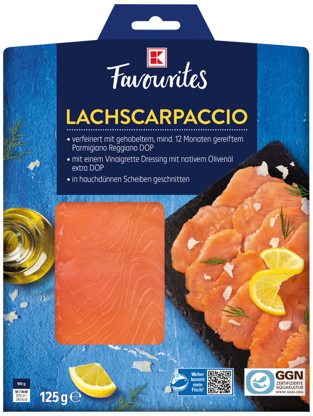 K-Favourites Carpaccio z lososa